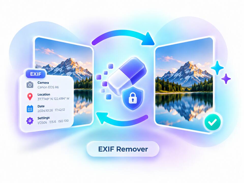Free EXIF remover — strip photo metadata and GPS privately in your browser