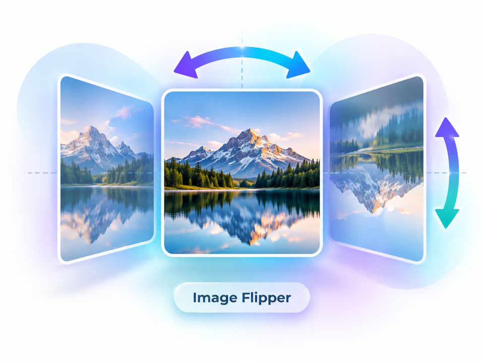Free online image flipper — flip photos horizontally or vertically in your browser