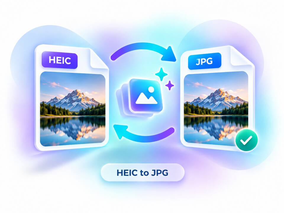 HEIC to JPG converter — convert iPhone HEIC photos to JPG PNG WebP or AVIF online in your browser