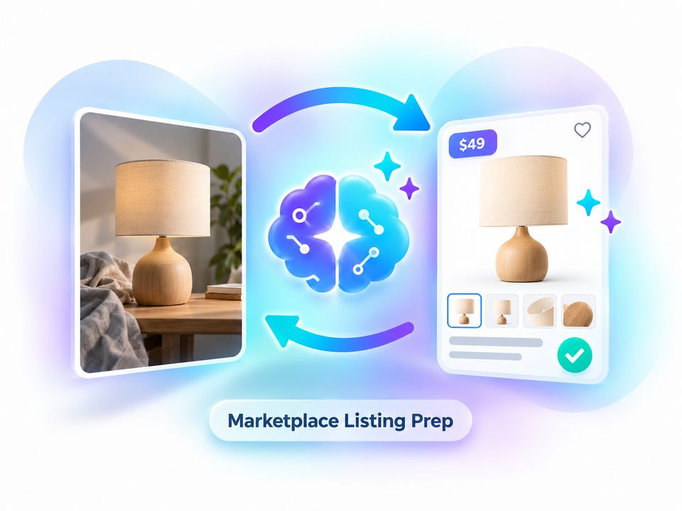 Marketplace listing prep — pad product photos to square for Etsy Amazon eBay Shopify Instagram
